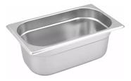 Cuba Gn Inox Gastronômica 1/3 X 100 Rechaud Buffet Com Tampa