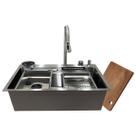 Cuba Gourmet Cascata Aço Inox 304 com Torneira Premium Cuba Gourmet Cascata Aço Inox 304 com Torneira Premium