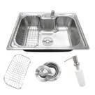 Cuba gourmet cozinha aço inox 304 com acessórios 60x42cm design moderno e funcional para sua cozinha