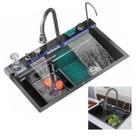Cuba Gourmet Inox Pia Premium Cozinha Torneira Mangueira Cascata Dispenser Dosador Painel Monocomando Limpador de Copo Area Externa Churrasqueira Dura
