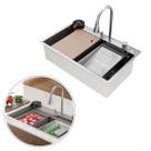 Cuba Gourmet Para Cozinha Miami Cascata Aço Inox 304 GoldenX Cuba Gourmet Para Cozinha Miami Cascata Aço Inox 304 GoldenX