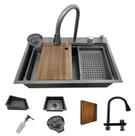 Cuba Gourmet Premium Torneira Cascata Lava Inox 60x42cm