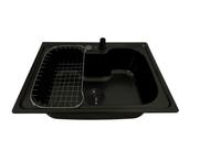 Cuba Gourmet Preta Inox 60x42cm Completa com Acessórios Stillus Home
