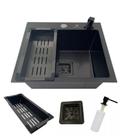 Cuba Gourmet Quadrada Aço Inox 44x44cm Black - Construinox