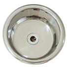 Cuba inox 304 redonda embutir 20x10cm 320cb com valvula