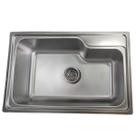 Cuba Inox Acetinado c/ Valvula 68x45x20 Duranox 30505