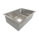 Cuba Inox de Cozinha - Embutir ou Sobrepor Gourmet 70x40 com Acessórios - Prata