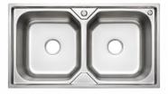Cuba Inox Gourmet Cozinha Dupla Luxo Aço 304 Com Válvula