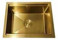 Cuba Inox Gourmet Support Dourada Sobrepor Embutir 50x40cm