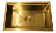 Cuba Inox Gourmet Support Dourada Sobrepor Embutir 75x45cm