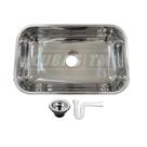 Cuba Inox N2 56x34x17cm Pia de Cozinha Alto Brilho Tecnocuba Válvula e Sifão Flexível Gratuitos