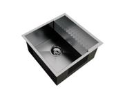 Cuba Inox Quadrada 400 X 400 Com Escorredor E Válvula