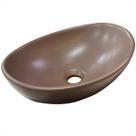 Cuba kza3 apoio oval enkel marrom fosco k3cova06mf