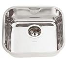 Cuba N3 ECONÔMICA 40x34x14cm em Inox Escovado AISI 430 Furo 3,5" com Válvula - PIANOX