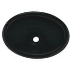 Cuba Oval de Sobrepor 44x32cm Preta - IL6612 - ICASA