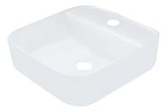 Cuba Para Banheiro Pia Quadrada De Apoio Cerâmica FIT Smart Depot Cuba Para Banheiro Pia Quadrada De Apoio Cerâmica FIT Smart Depot