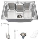 Cuba para cozinha acessórios carajás Torneira misturador monocomando gourmet São lorenço Pingoo.casa