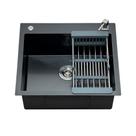 Cuba Para Cozinha Gourmet Aço Inox 304 Corubos 55x51 cm Pingoo.casa - Preto