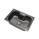 Cuba Para Cozinha Gourmet Aço Inox Carajás Pingoo.Casa - Preto
