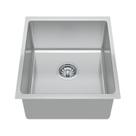Cuba para Cozinha Gourmet Pia Aço Inox 38x44x20cm Acetinado Ghelplus Cinza