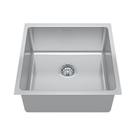 Cuba para Cozinha Gourmet Pia Aço Inox 44x44x20cm Acetinado Ghelplus Cinza