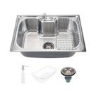 Cuba Para Cozinha Gourmet Pia Aço Inox Com Acessórios Carajás Pingoo.Casa