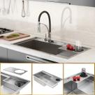 Cuba Para Cozinha Gourmet Veneza Aço Inox 304 Lava Copos GoldenX