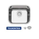 Cuba para Cozinha Inox Tramontina Lavínia Prime Alto Brilho N0 40x34x17cm Válvula 4 1/2