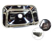 Cuba para Pia de Cozinha Aço Inox 304 de embutir com 17cm de profundidade e Resistente a oxidação
