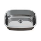 Cuba para Pia de Cozinha em Aço Inox N1 46x30x15cm Alto Brilho com Válvula Ghelplus Cinza