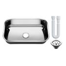 Cuba Pia Basic 1 Cozinha Inox 304 AS 47x30x14 Sifão e Válvula
