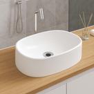 Cuba Pia De Apoio 39x29cm Oval Para Banheiro Lavabo Lira