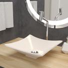 Cuba Pia De Apoio Sobrepor 34x34cm Quadrada Para Banheiro Lavabo Opala