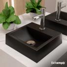 Cuba Pia de Apoio Sobrepor Quadrada 32x30 Banheiro Lavabo Beltempo BT2002