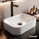 Cuba Pia De Apoio Sobrepor Retangular 37x27 Para Banheiro Lavabo Beltempo BT2010