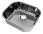 Cuba Pia Docol Cozinha Inox Brilho Embutir 40x34x14,5 Riva 0