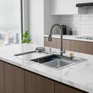 Cuba Pia Gourmet Aço Inox 70x45cm Kit Completo Alira Home