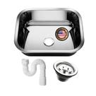 Cuba Pia Inox 40x34x14 - 430 American Steel Cuba Pia Inox 40x34x14 - 430 American Steel