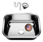 Cuba Pia Inox 40x34x14 - 430 American Steel