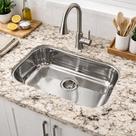 Cuba Pia Inox 430 Cozinha N 1 47x30x14 Eletrocubas Funda