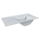 Cuba Pia Lavatório Copacabana 60 cm Para Banheiro Branco