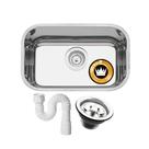 Cuba Pia Número 1 Cozinha Inox 304 American Steel 47x30x19 + Válvula e Sifão Cuba Pia Número 1 Cozinha Inox 304 American Steel 47x30x19 + Válvula e Sifão