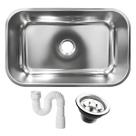 Cuba Pia Numero 1 Cozinha Inox American Steel 47x30x17 Fosco Cuba Pia Numero 1 Cozinha Inox American Steel 47x30x17 Fosco