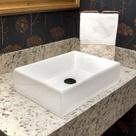 Cuba Pia para Banheiro Retangular Torino Cuba Pia para Banheiro Retangular Torino