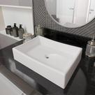 Cuba Pia Retangular para Banheiro Dalla Cuba Pia Retangular para Banheiro Dalla