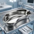 Cuba Rim Aço Inox Hospitalar Odontológica Autoclavável 750ml Estojo Bandeja Veterinária Clínica