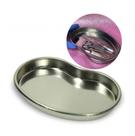 Cuba Rim Bandeja De Inox Manicure Esteticista Assepsia Profissional Tamanho G Ou M