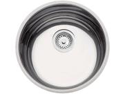 Cuba Simples de Embutir para Cozinha Tramontina - Inox Redonda 38x12cm Standard Luna