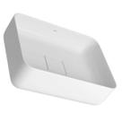 CUBA SLIM APOIO RETANGULAR 40x30CM BRANCA L.13040.17 DECA