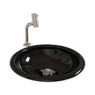 Cuba Sobrepor Lume com Torneira Inox Curva e Válvula Click Cuba Sobrepor Lume com Torneira Inox Curva e Válvula Click